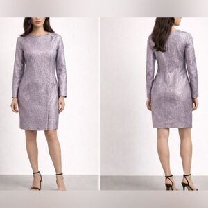 Balenciaga lavender color metallic coat/ jacket, size 38(S)
